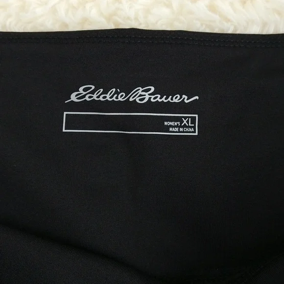💎Eddie Bauer Cropped Athletic Black Pants XL 💎 - Picture 5 of 11